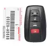 2021-2023 Toyota Mirai Sedan Smart Keyless Remote 8990H-62030 8990H-62140 HYQ14FLA