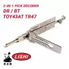 Original Lishi TOY43AT TR47 10 Cut for Toyota 2-in-1 Pick Decoder Door Trunk Anti Glare
