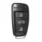 KD Flip Remote B Series B02 3 Buttons Audi Style  thumb