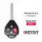 KEYDIY Car Remote Key Toyota Style 4 Buttons With Panic B05-4 - CR-KDY-B05-4  p-3 thumb