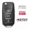 KEYDIY Flip Remote VW Style 4 Buttons With Panic B08-3+1 - CR-KDY-B08-3+1  p-4 thumb