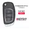 KEYDIY Universal Flip Remote Key Hyundai KIA Type 3 Buttons B16 - CR-KDY-B16  p-3 thumb