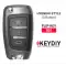KEYDIY Flip Remote Hyundai Style 3 Buttons B25 - CR-KDY-B25  p-3 thumb
