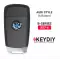 KEYDIY Flip Remote Audi Style 4 Buttons  B27-3+1 - CR-KDY-B27-3+1  p-4 thumb
