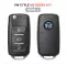 KEYDIY Universal Wireless Flip Remote Key VW Type 3 Buttons NB08-3 - CR-KDY-NB08-3  p-2 thumb