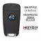 KEYDIY Universal Wireless Flip Remote Key GM Style 4 Buttons NB18 - CR-KDY-NB18  p-4 thumb