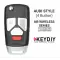 KEYDIY Universal Wireless Flip Remote Key Audi Type 4 Buttons NB27-4 - CR-KDY-NB27-4  p-3 thumb