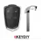 KEYDIY Universal Smart Proximity Remote Key Cadillac Style 5 Button ZB05-5 - CR-KDY-ZB05-5  p-2 thumb