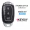 KEYDIY Universal Smart Proximity Remote Key Hyundai Style 3 Button ZB28-3 - CR-KDY-ZB28-3  p-3 thumb