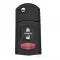 Mazda 2, 3, 5, CX-7, CX-9  Flip Remote Entry Key BGBX1T478SKE125-01 thumb