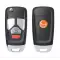 Xhorse Wire Flip Remote Key Audi Style 4 Buttons XKAU02EN - CR-XHS-XKAU02EN  p-2 thumb