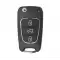 Xhorse Universal Wire Flip Remote Hyundai Style 3 Buttons XKHY02EN thumb