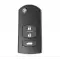 Xhorse Universal Wire Flip Remote Mazda Style 3 Buttons XKMA00EN  thumb