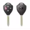 Xhorse Wire Flip Remote Key Toyota Style Triangle 4 Buttons XKTO02EN - CR-XHS-XKTO02EN  p-2 thumb
