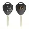 Xhorse Wire Remote Flat Left Triangle Toyota Style 3 Buttons XKTO03EN - CR-XHS-XKTO03EN  p-2 thumb