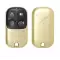 Xhorse Wire Remote Shell Style Separate Golden 4 Buttons XKXH02EN - CR-XHS-XKXH02EN  p-2 thumb