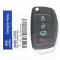 2014-2017 Hyundai Sonata Flip Remote Key 95430-C1010 TQ8-RKE-4F16-0 thumb