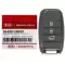 2018-2020 KIA Sorento Flip Remote Key 95430-C6000 OSLOKA-910T-0 thumb