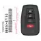 2021-2022 Toyota Prius Prime Smart Keyless Remote 89904-47790 HYQ14FLA BOARD 3450-0 thumb