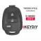 KEYDIY Universal Remote Head Key Toyota Style 3 Buttons B35-3 - CR-KDY-B35-3  p-2 thumb