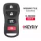 KEYDIY Universal Keyless Remote Key Nissan Style 4 Buttons B36-4 - CR-KDY-B36-4  p-2 thumb