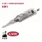 Original Lishi KW1 2-in-1 Tool 5 Pins Kwikset Pick Decoder Anti Glare-0 thumb