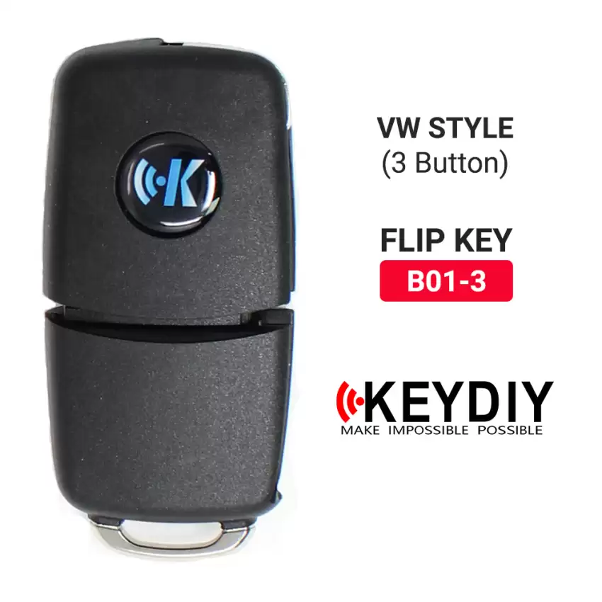 KEYDIY Flip Remote VW Style 3 Buttons B01-3 - CR-KDY-B01-3  p-4