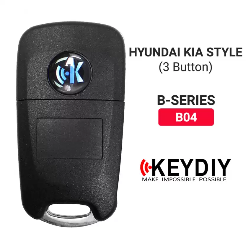 KEYDIY Flip Hyundai Kia Remote Style 3 Buttons B04 - CR-KDY-B04  p-4
