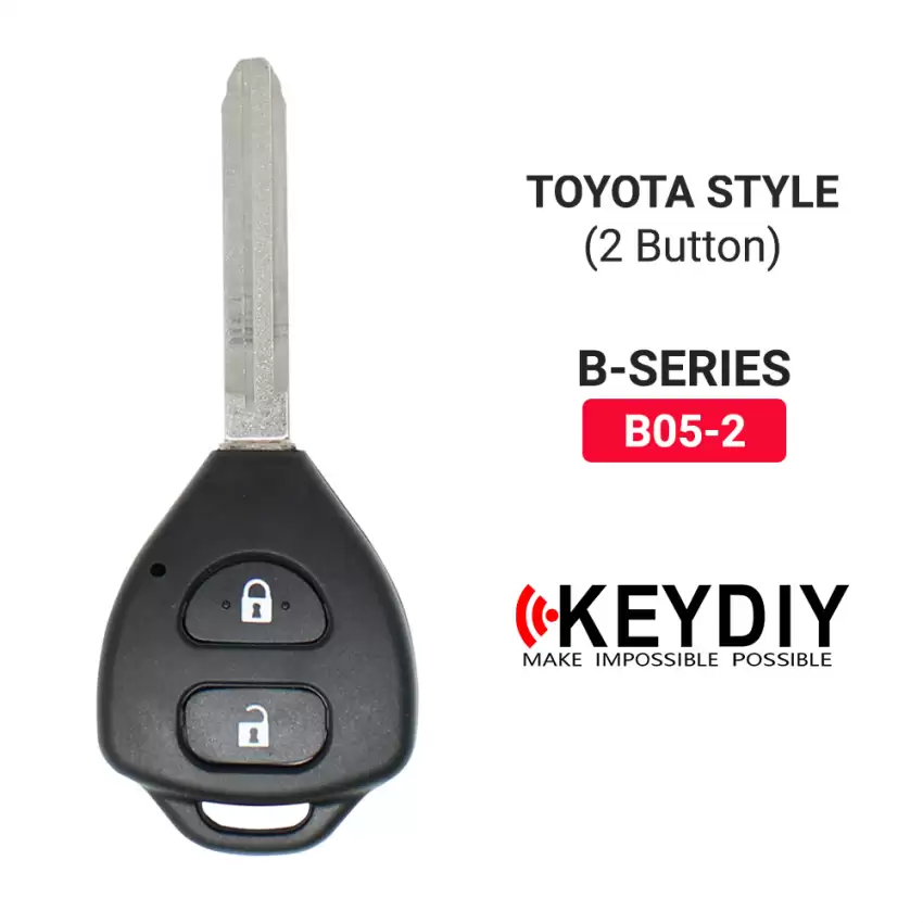 KEYDIY Universal Remote Key Toyota Style 2 Buttons B05-2 - CR-KDY-B05-2  p-3