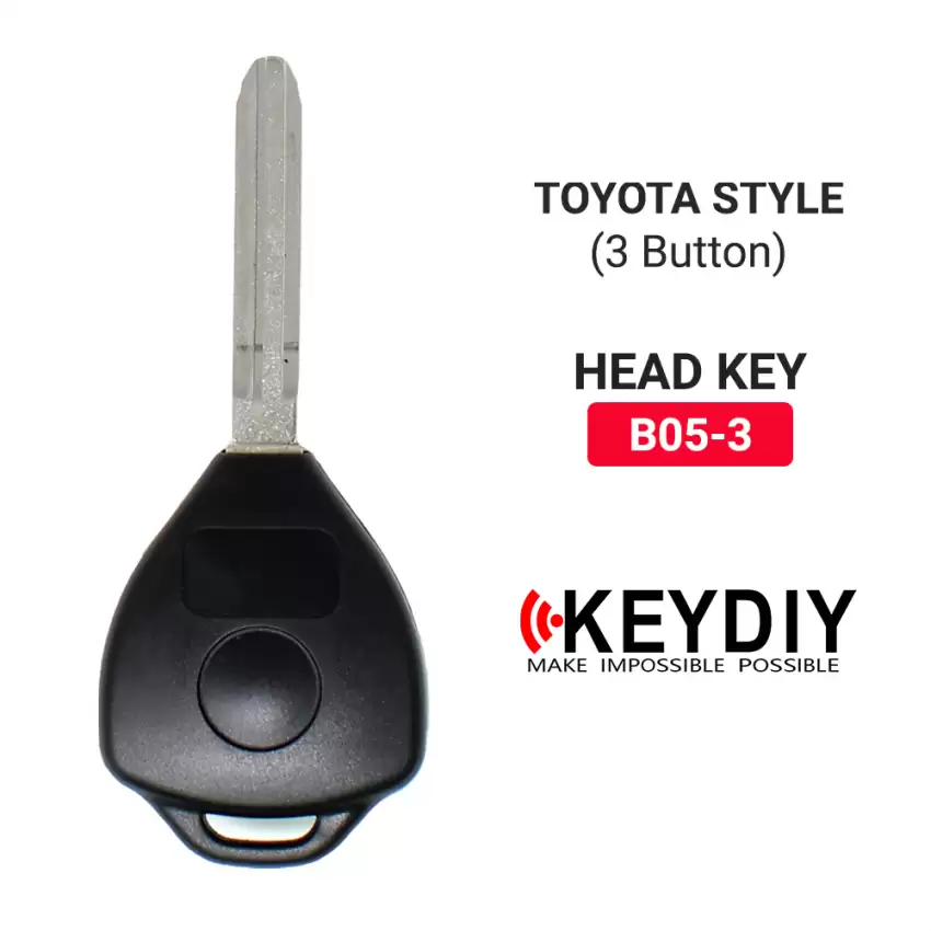 KEYDIY KD Remote Head Key Toyota Style 3 Buttons B05-3 - CR-KDY-B05-3  p-4