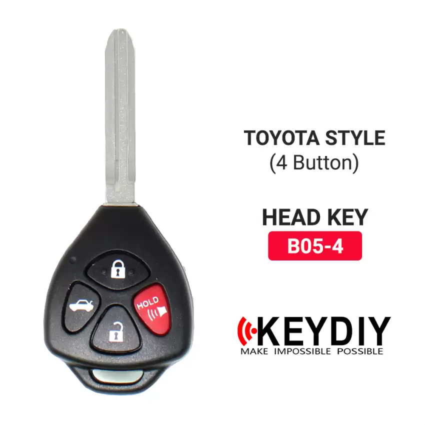KEYDIY Car Remote Key Toyota Style 4 Buttons With Panic B05-4 - CR-KDY-B05-4  p-3