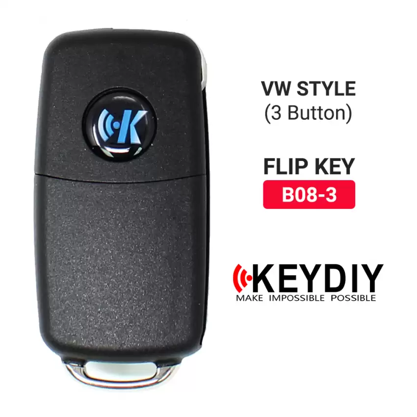 KEYDIY Flip Remote VW Style 3 Buttons B08-3 - CR-KDY-B08-3  p-4