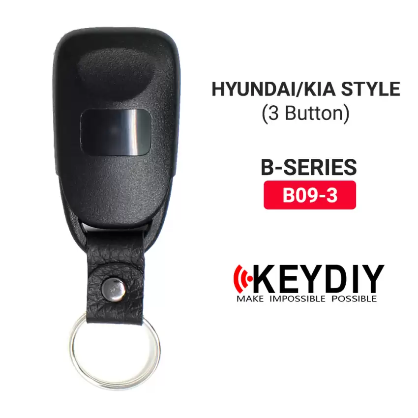 KEYDIY Car Remote Key With Strap Hyundai Kia Style 3 Buttons B09-3 - CR-KDY-B09-3  p-4