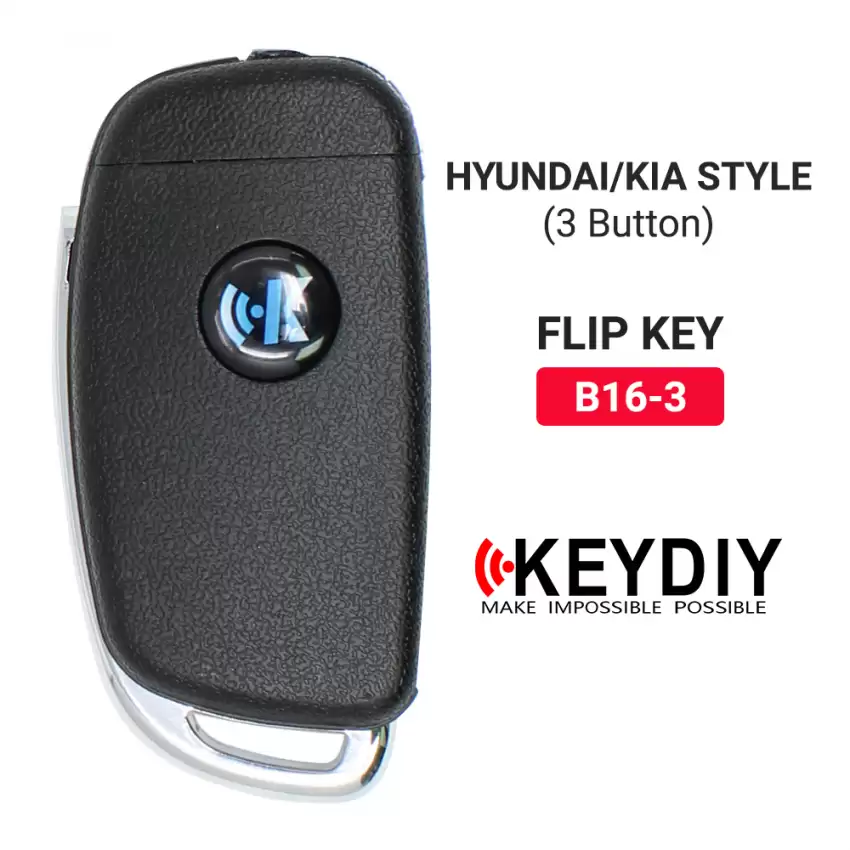 KEYDIY Universal Flip Remote Key Hyundai KIA Type 3 Buttons B16 - CR-KDY-B16  p-4