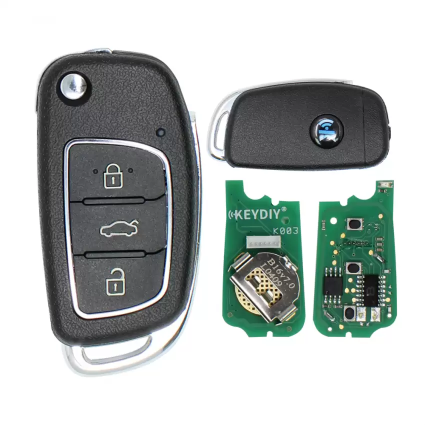 KEYDIY Universal Flip Remote Key Hyundai KIA Type 3 Buttons B16 - CR-KDY-B16  p-5