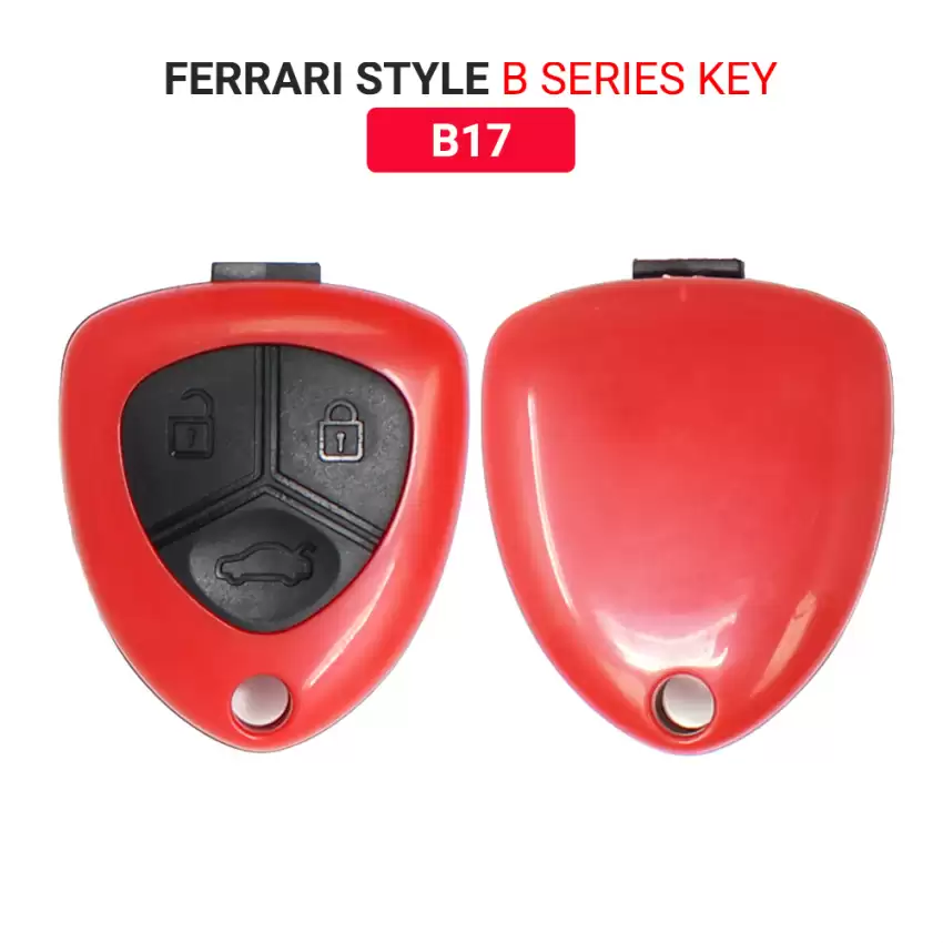 KEYDIY Car Remote Key Ferrari Style 3 Buttons  B17-3 - CR-KDY-B17-3  p-2