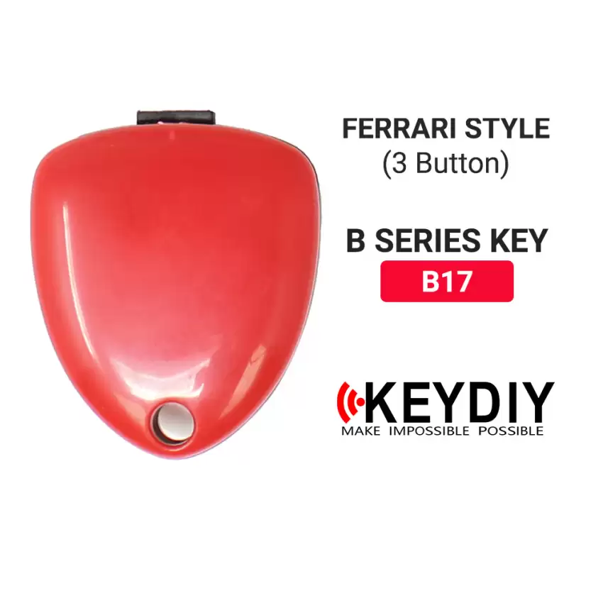 KEYDIY Car Remote Key Ferrari Style 3 Buttons  B17-3 - CR-KDY-B17-3  p-4