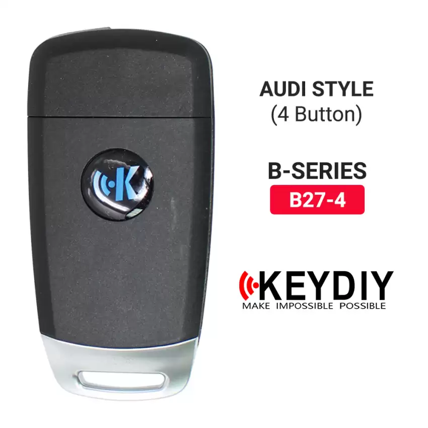 KEYDIY Flip Remote Audi Style 4 Buttons  B27-3+1 - CR-KDY-B27-3+1  p-4
