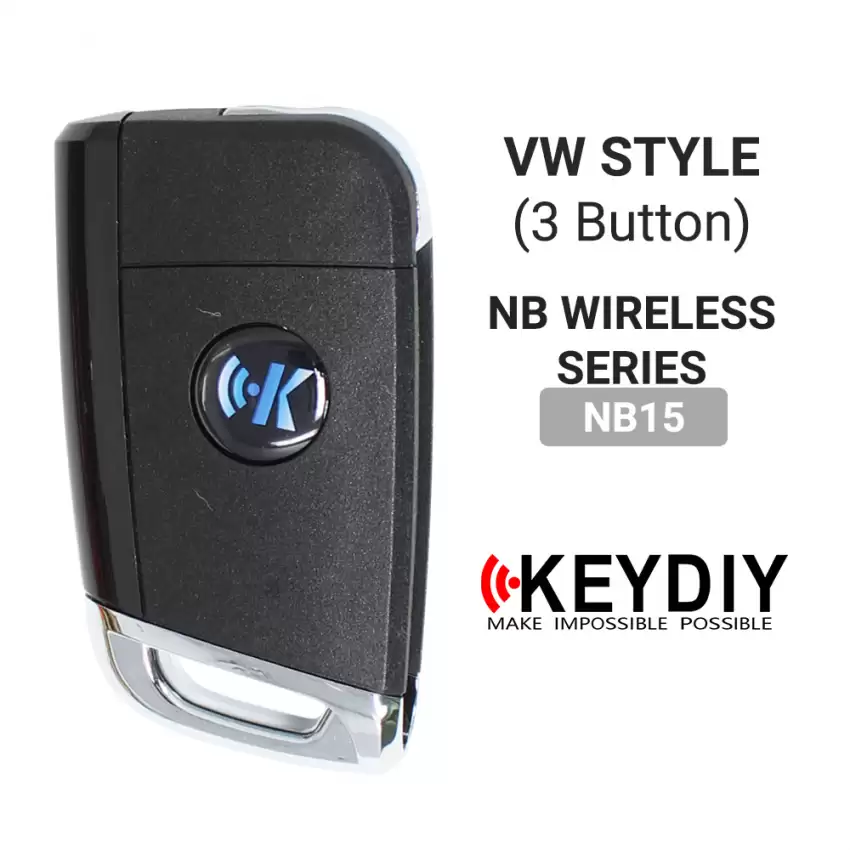 KEYDIY Universal Wireless Flip Remote Key VW Type 3 Buttons NB15 - CR-KDY-NB15  p-4