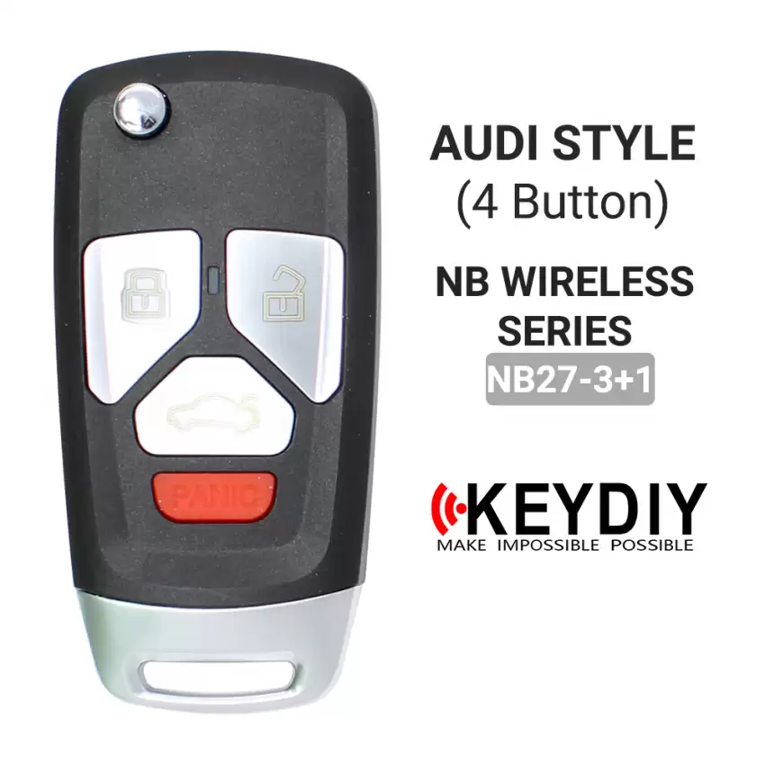 KEYDIY Universal Wireless Flip Remote Key Audi Type 4 Buttons NB27-4 - CR-KDY-NB27-4  p-3