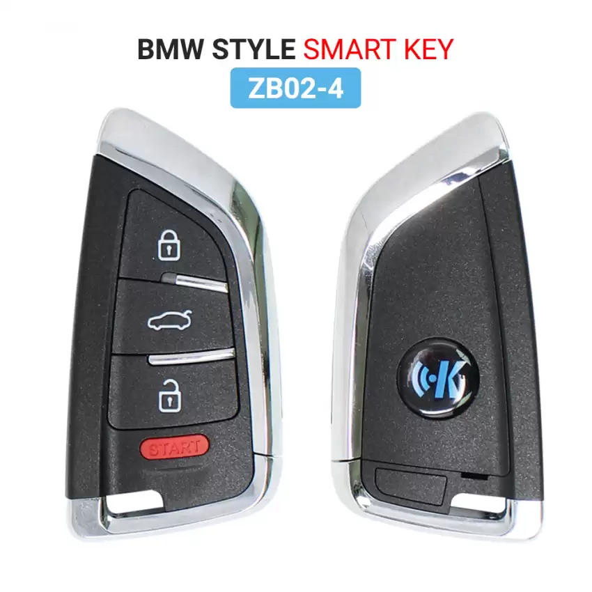 KEYDIY Universal Smart Proximity Remote Key BMW Style 4 Button ZB02-4 - CR-KDY-ZB02-4  p-4