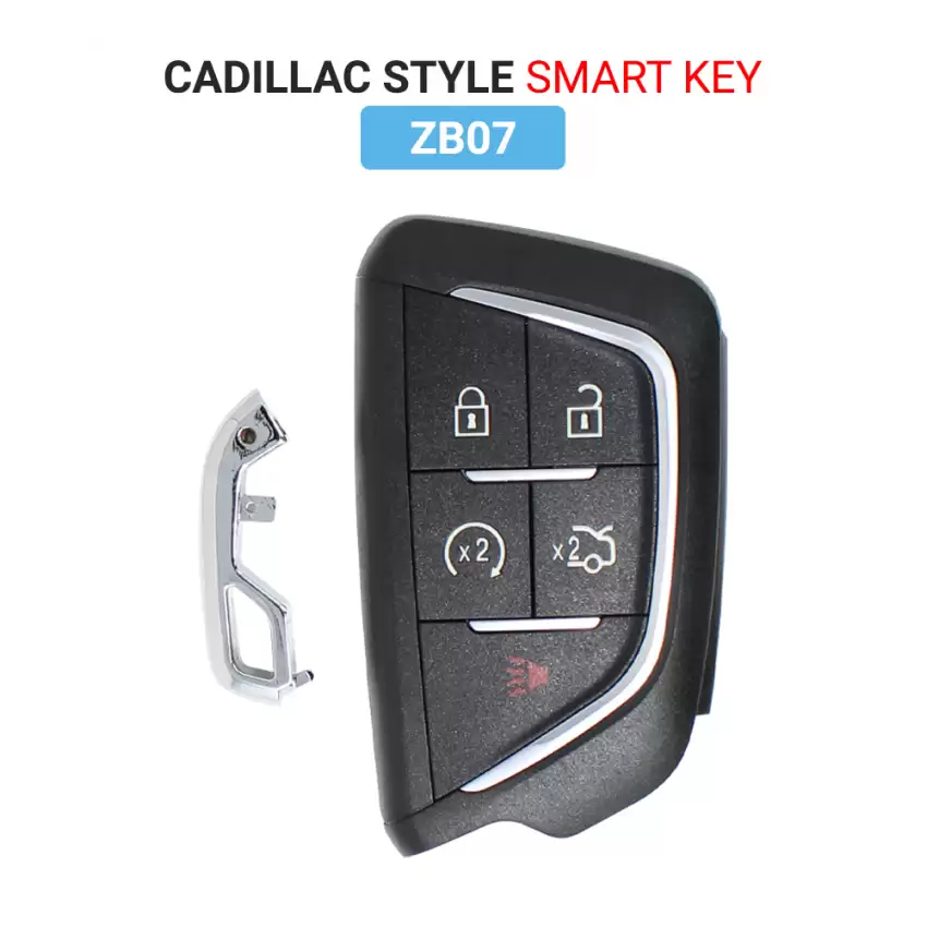 KEYDIY Universal Smart Proximity Remote Key Cadillac Style 5 Buttons ZB07 - CR-KDY-ZB07  p-2