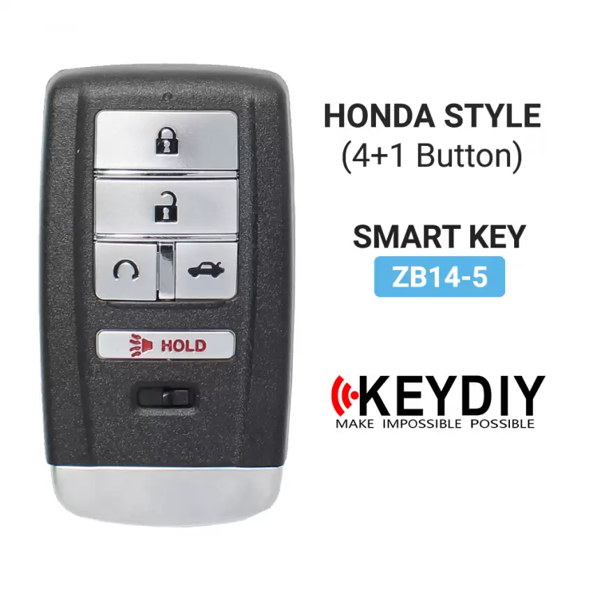 KEYDIY KD Universal Smart Proximity Remote Key Honda Style 5 Buttons ZB14-5 - CR-KDY-ZB14-5  p-4