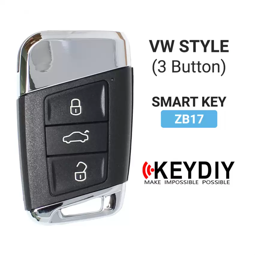 KEYDIY Universal Smart Proximity Remote Key VW Style 3 Button ZB17 - CR-KDY-ZB17  p-4