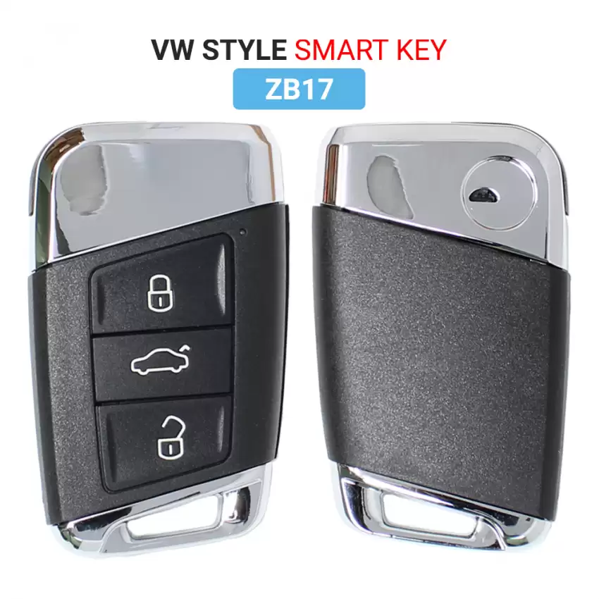 KEYDIY Universal Smart Proximity Remote Key VW Style 3 Button ZB17 - CR-KDY-ZB17  p-2