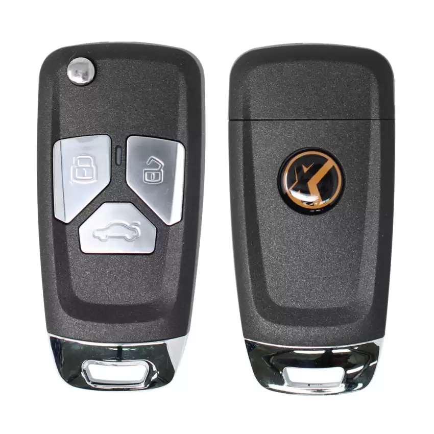 Xhorse Wire Flip Remote Key Audi Style 3 Buttons XKAU01EN - CR-XHS-XKAU01EN  p-2