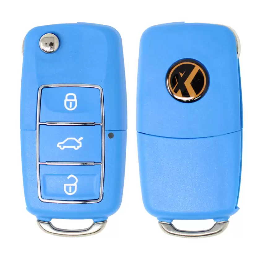 Xhorse Wire Flip Remote B5 Style Extreme Blue 3 Buttons XKB503EN - CR-XHS-XKB503EN  p-2