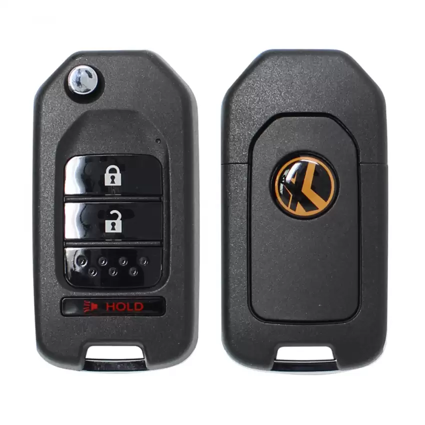 Xhorse Wire Flip Remote Key Honda Style 2+1 Buttons XKHO02EN - CR-XHS-XKHO02EN  p-2