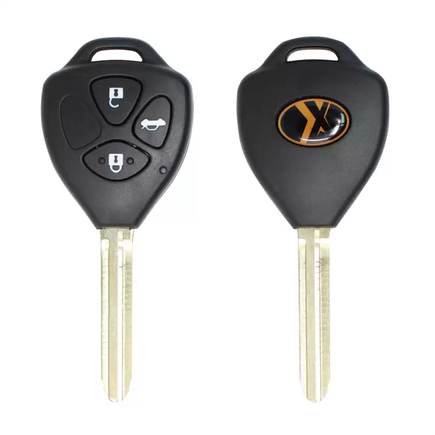 Xhorse Wire Remote Flat Left Triangle Toyota Style 3 Buttons XKTO03EN - CR-XHS-XKTO03EN  p-2