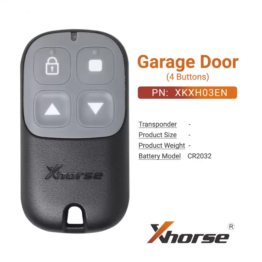 Xhorse Garage Remote 4 Buttons  XKXH03EN - CR-XHS-XKXH03EN  p-3